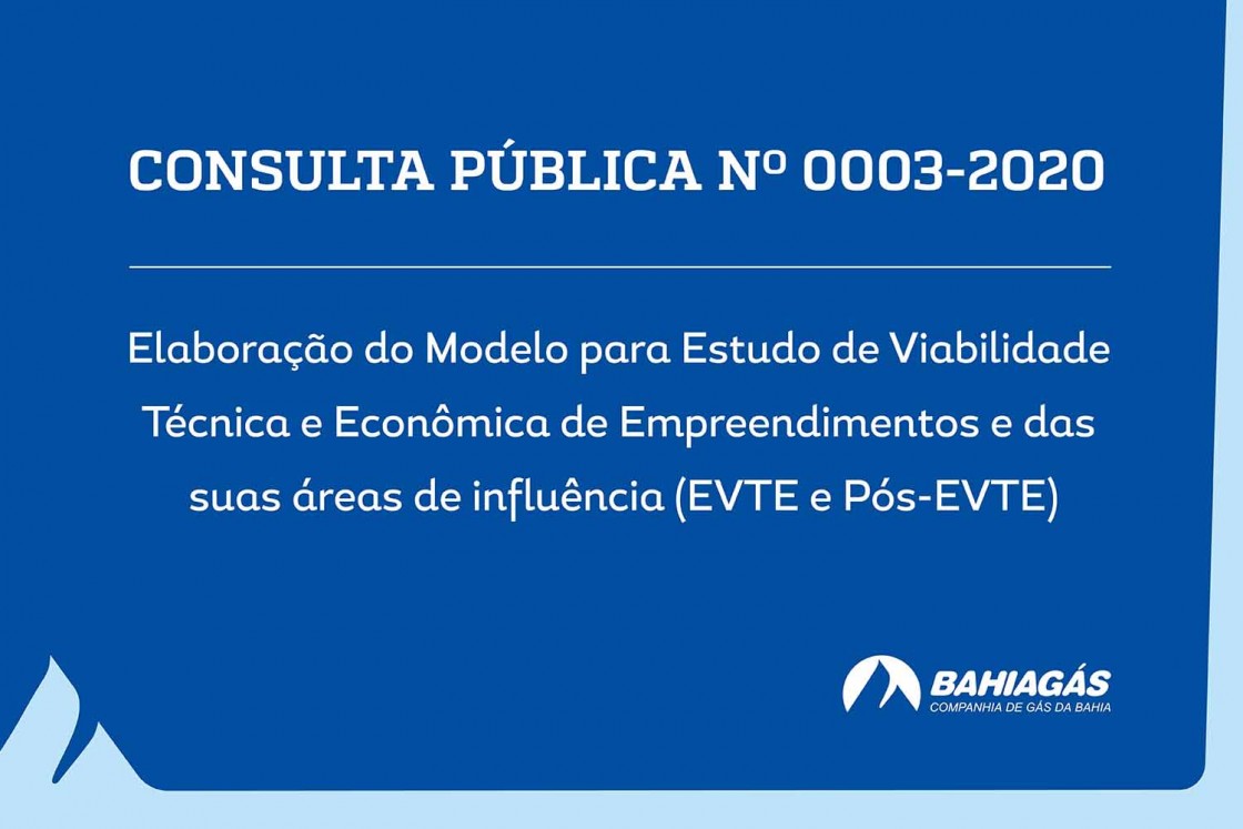 Consulta Pública N° 0003/2020