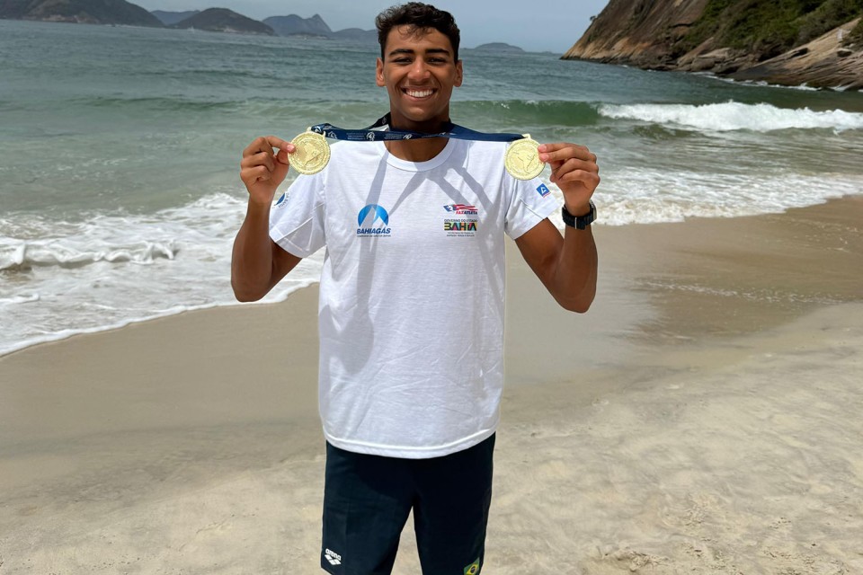 Com patrocínio da Bahiagás, Mustafá conquista ouro em campeonato sul-americano