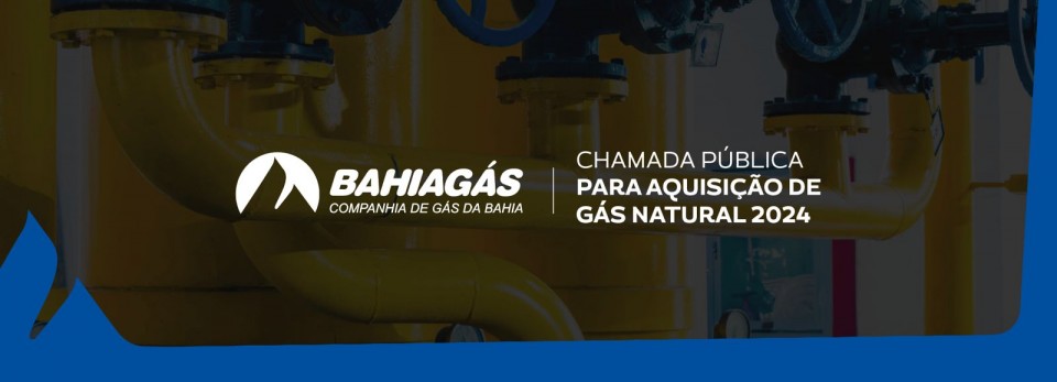 Chamada P&uacute;blica para aquisi&ccedil;&atilde;o de G&aacute;s Natural - 2024