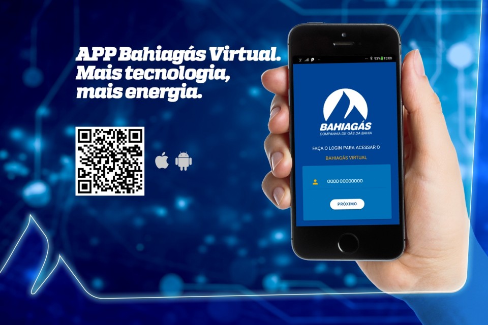 App Bahiagás Virtual traz modernidade e praticidade aos clientes